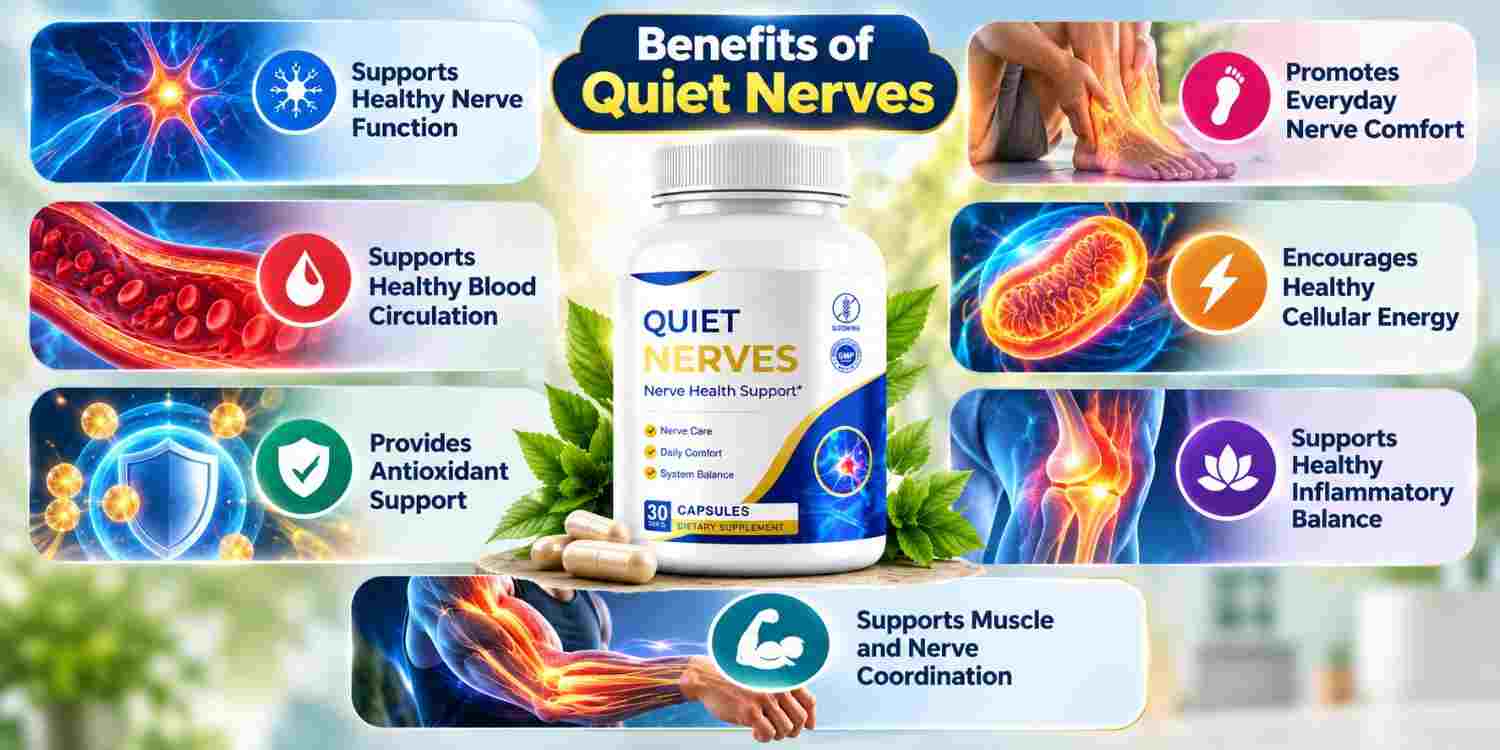 Quiet Nerves Benefits Infographic